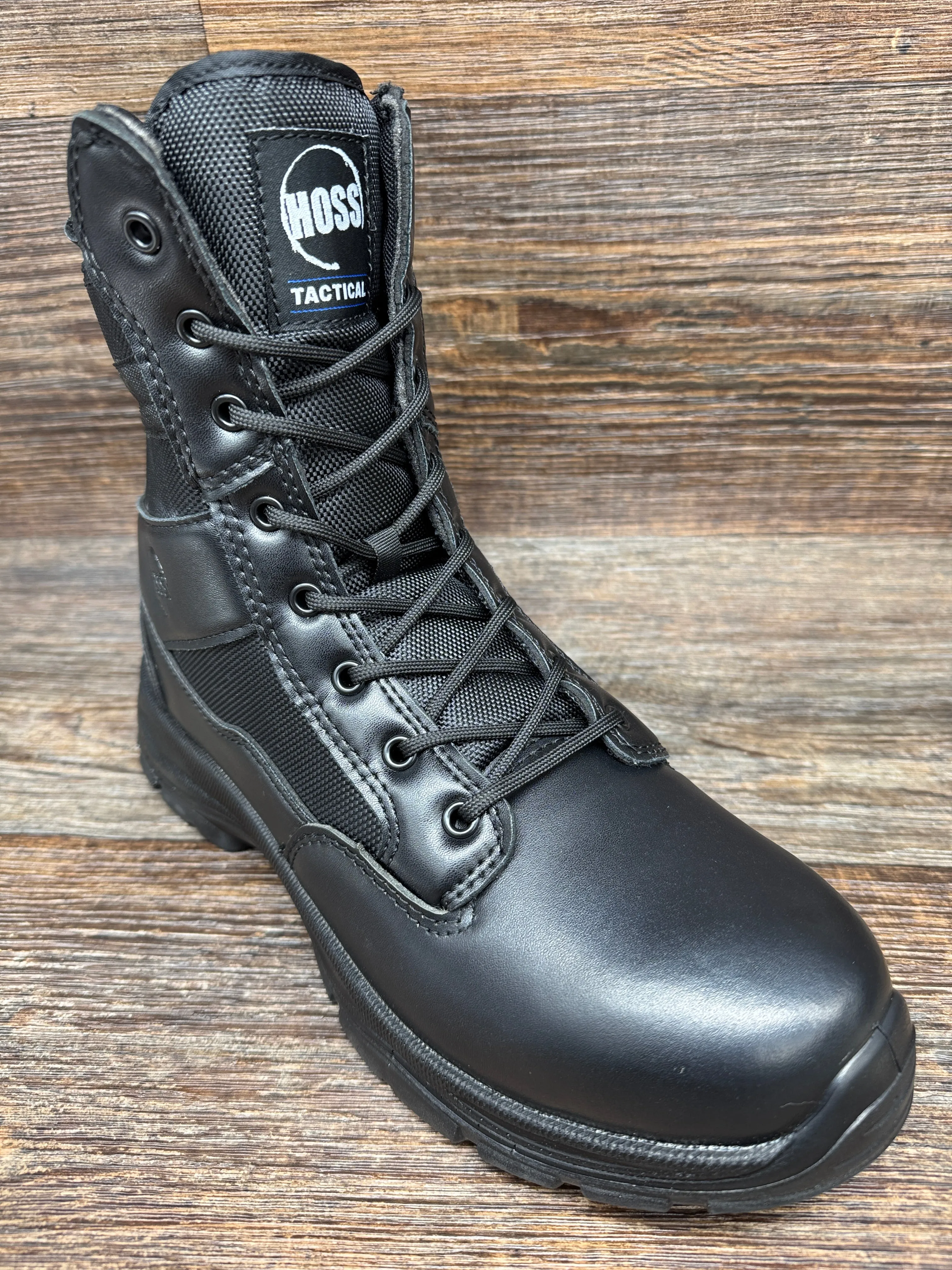 80180 Men's Watchman Side Zip Uniform Boot by Hoss Boot Company