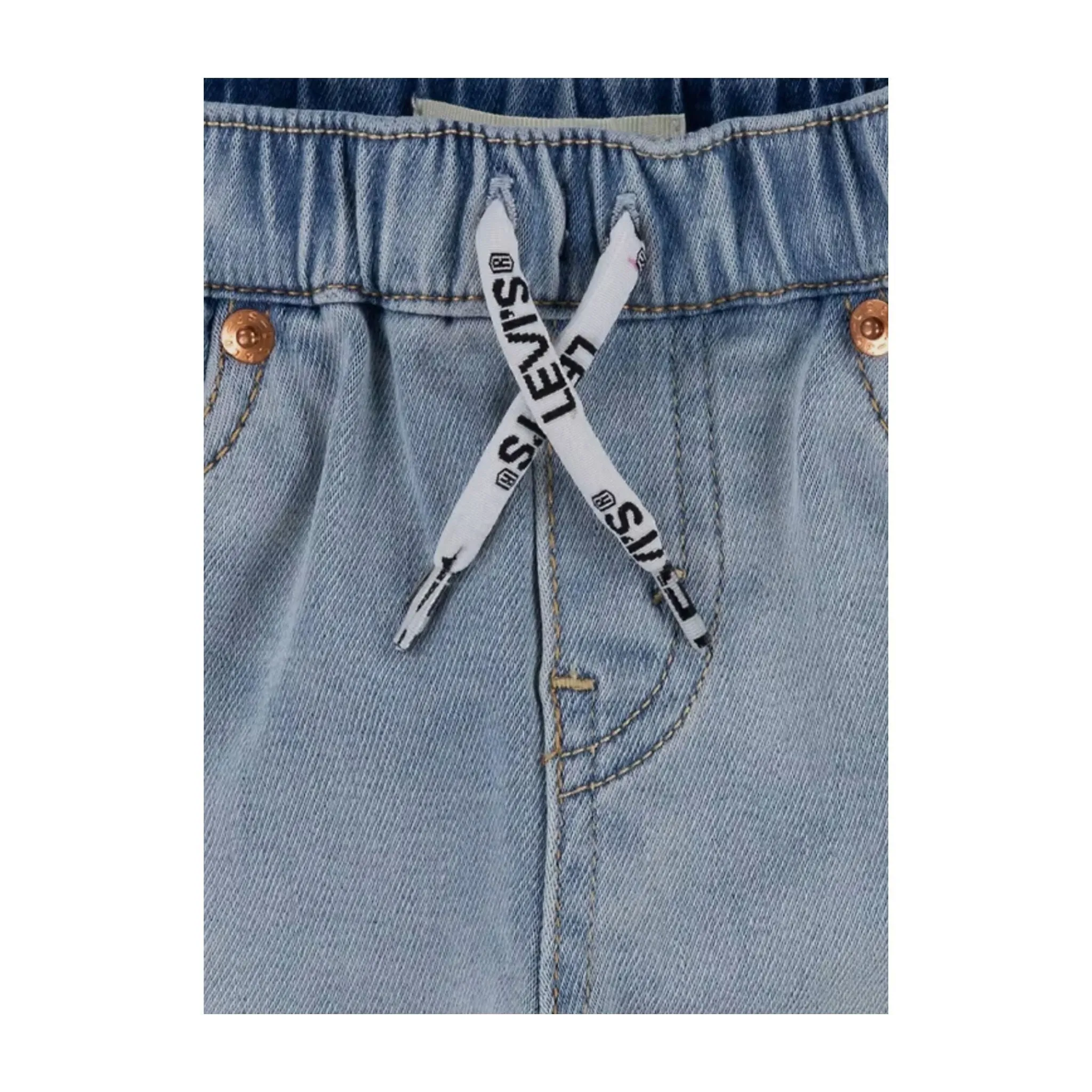 Bermuda Bambino in denim skinny