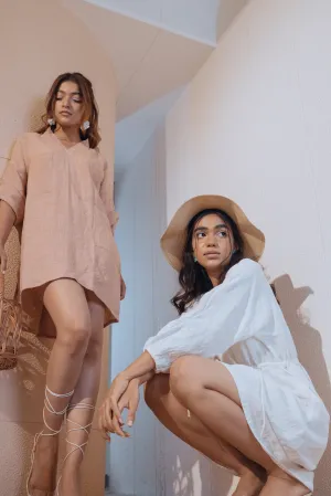 Carefree Front Pocket Mini Dress