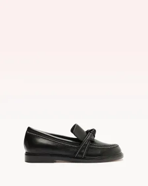 Clarita Chunky Loafer Embroidery Black