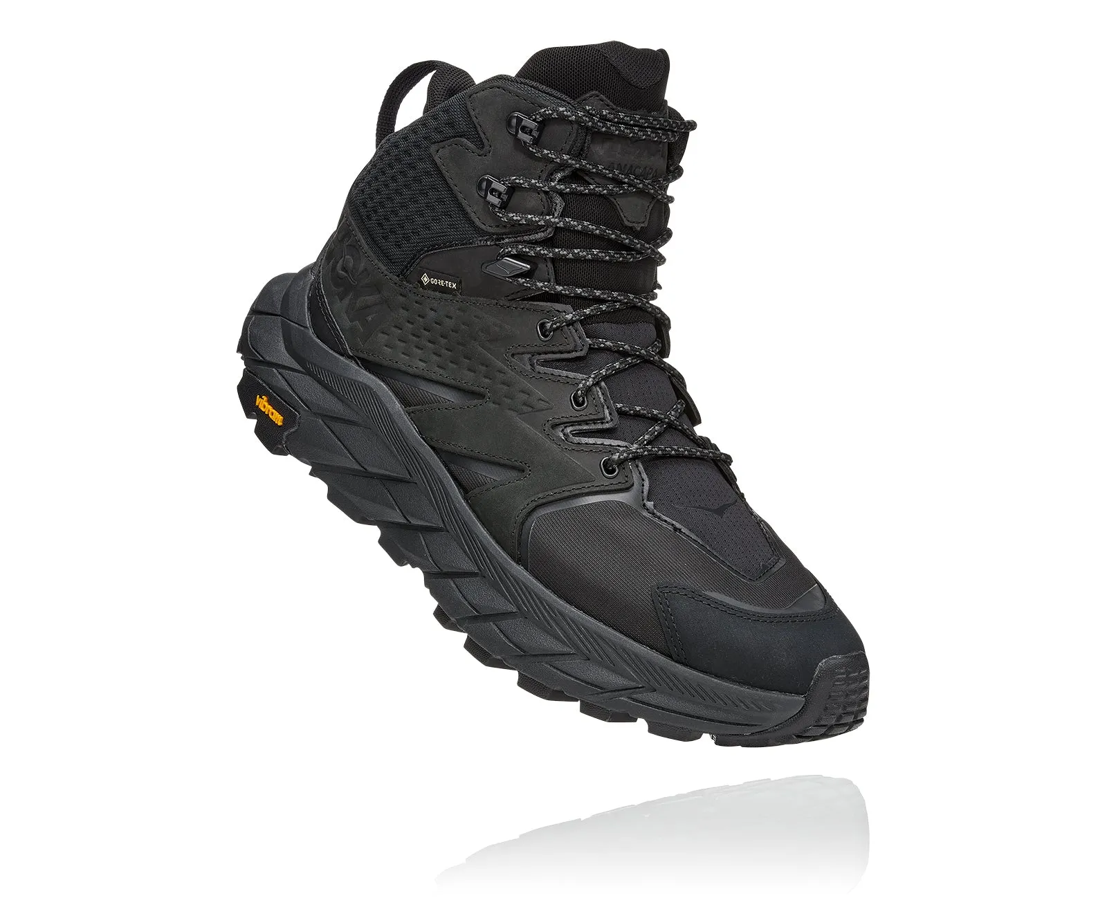 Hoka Mens Anacapa Mid GTX - Black/Black (1122018-BBLC)
