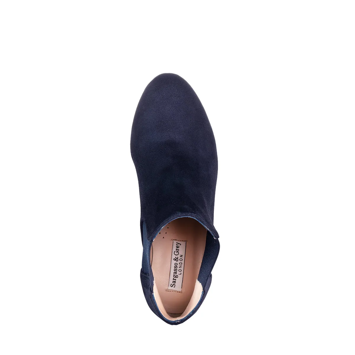 Lily Extra-Wide Width Boots - Navy Suede