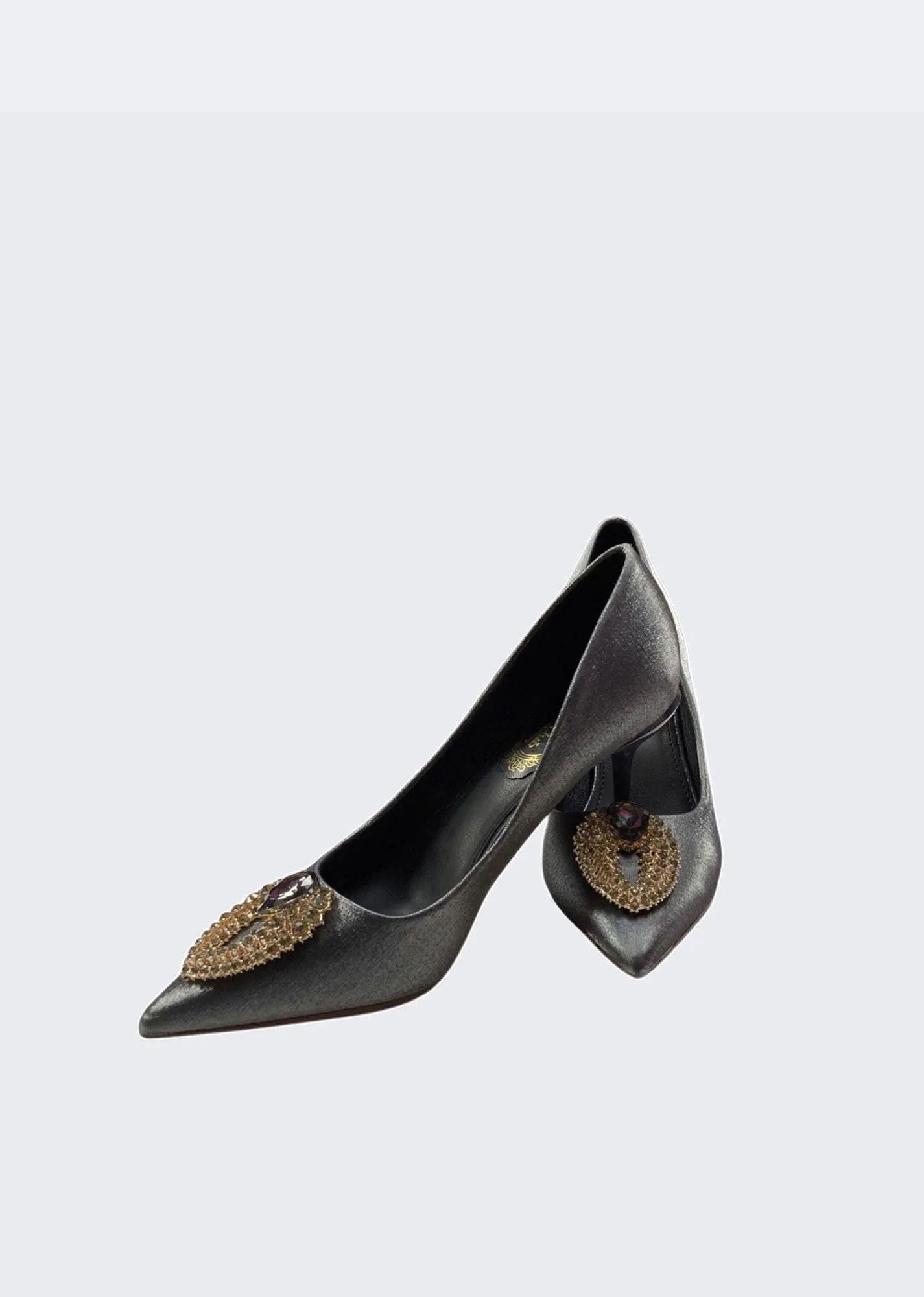 Monarch Touch Satin Pumps