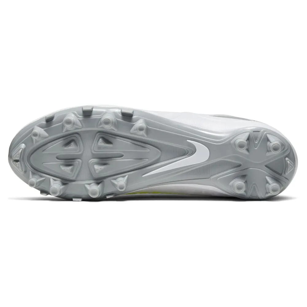 Nike Alpha Huarache 7 GS Youth White/Grey Lacrosse Cleats