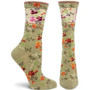 Ozone Women's Mona Linen Sock: Beige