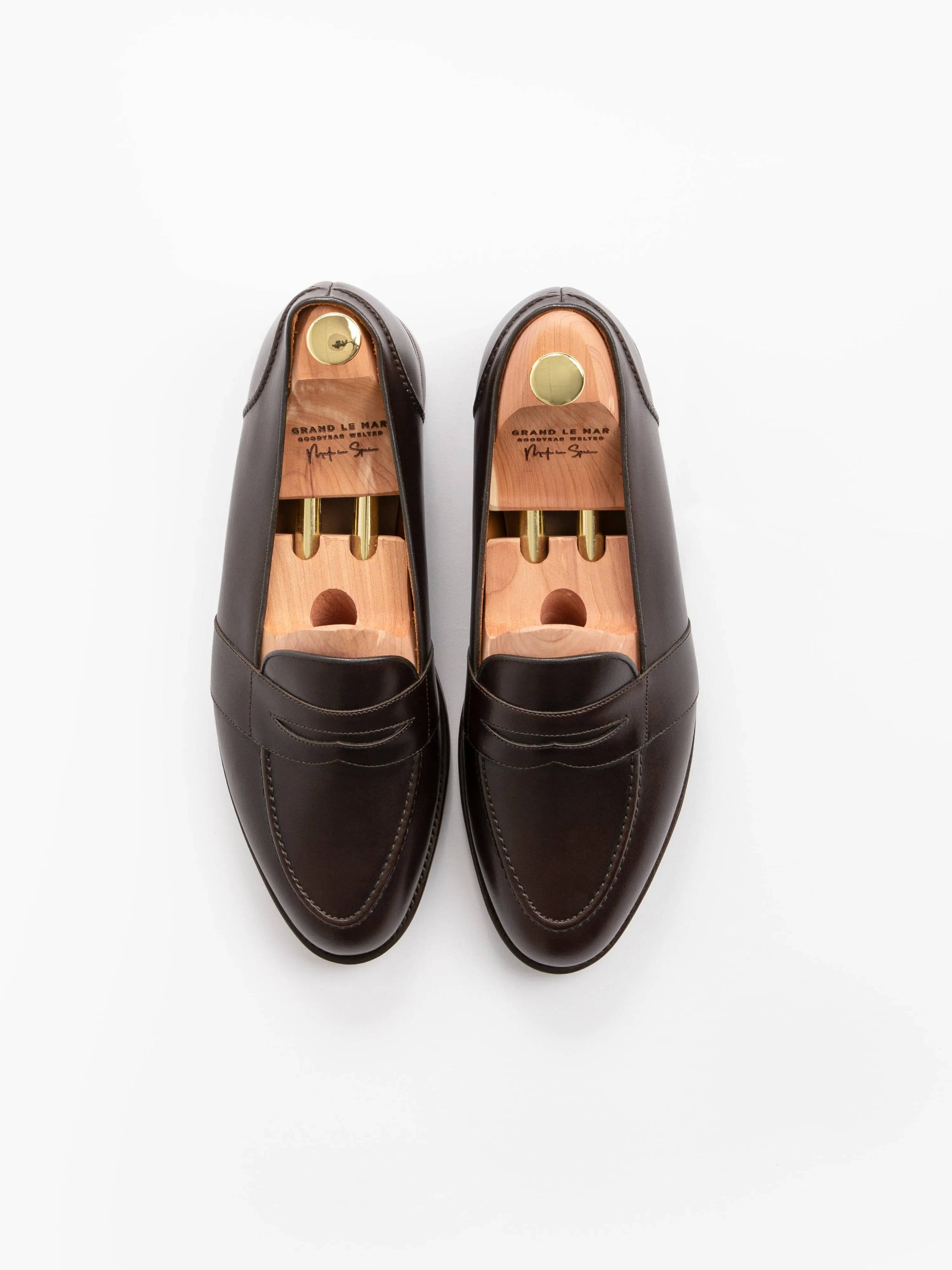 Penny Loafers Dark Brown Calf