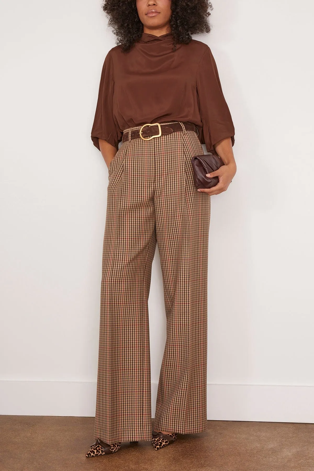 Porter Pant in Rust