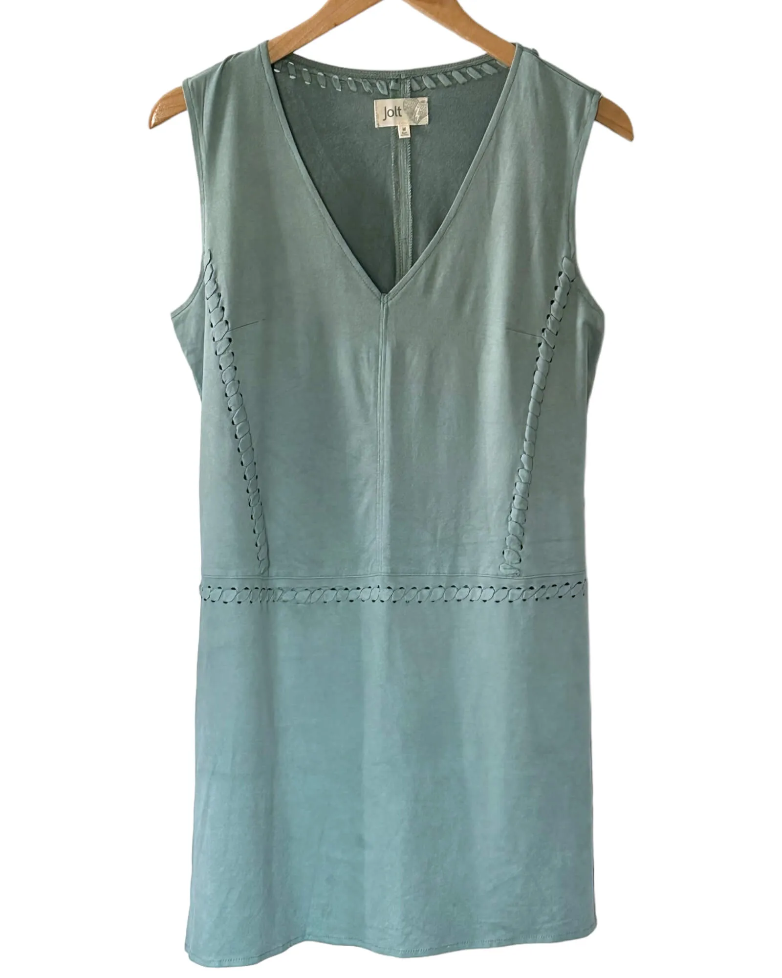 Soft Summer Mint Faux Suede Dress