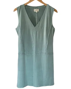 Soft Summer Mint Faux Suede Dress