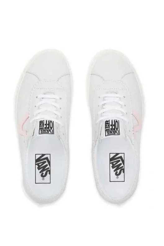 VANS SPORT SOFT LEATHER - WHITE/SNOW WHITE