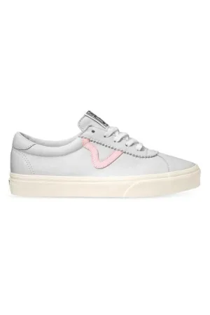 VANS SPORT SOFT LEATHER - WHITE/SNOW WHITE