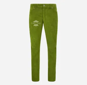 Women Suede Pants Jeans Style Suede Leather Pants